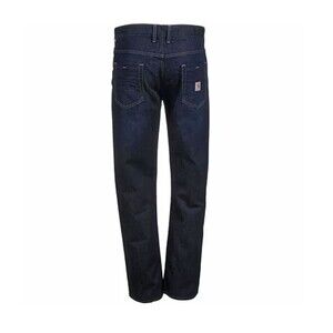 Carhartt Jeans Men's B307 DSN Size 40x36 Slim Fit Straight Leg Dark Wash Denim